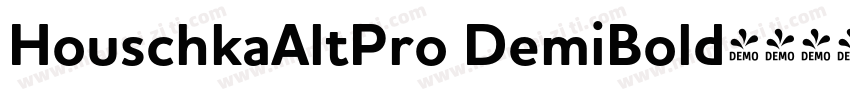 HouschkaAltPro DemiBold字体转换